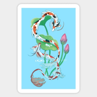 Koi Dragon Companions Magnet